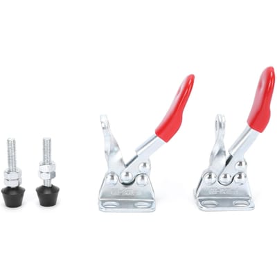 2 Jeux de Serrage Rapide LD GH?201?Un Dispositif de Serrage Outils Manuels Capacité de Maintien 30kg white