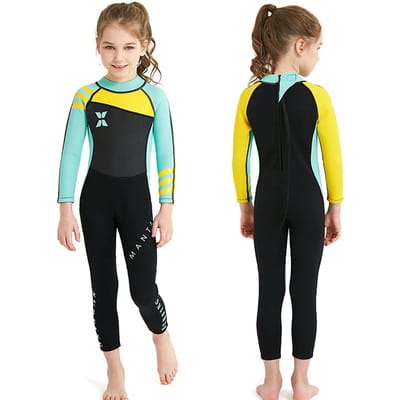 Combinaison de plongée pour enfants, maillot de bain une pièce en néoprène, protection solaire pour le surf, la plongée, la natation, le bateau en hiver XL