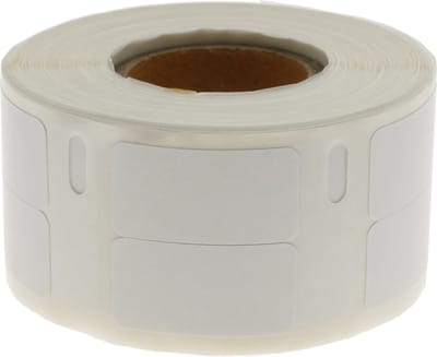 BeMatik - Rol van 1000 zelfklevende etiketten compatibel met Dymo S0722530 en 11353 24x12mm