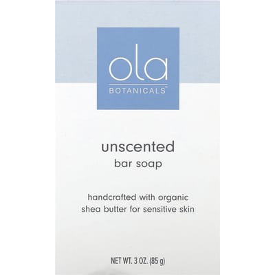 Dr. Mercola, Ola Botanicals, Bar Soap, Unscented, 3 oz (85 g) gray