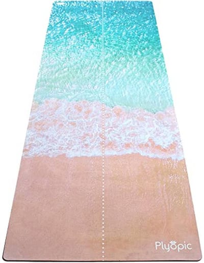 All-in-One Yoga Mat met Zweet Grip - Natuurlijke Rubber Yoga Mat voor Fitness en Pilates