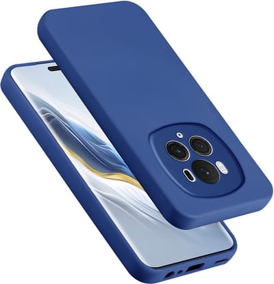 Cadorabo Hoesje geschikt voor Honor Magic 6 Pro in LIQUID BLAUW - Beschermhoes gemaakt van flexibel TPU silicone Case Cover