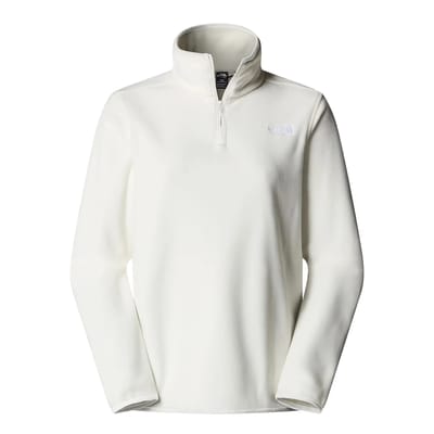 The North Face Glacier Dames Fleece Trui 1/4-Zip - White Dune (NF0A8D2JQLI1) The North Face Glacier Dames Fleece Trui 1/4-Zip - White Dune