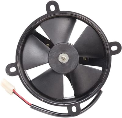 Motorfiets Radiateur Ventilator - Koelventilator Motor - Motor Koelen - Universeel Ontwerp - 12V - Zwart