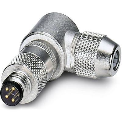 Phoenix Contact 1436466 Sensor/actuator connector, niet geassembleerd M8 Aantal polen (sensoren): 4 Stekker, haaks 1 stuk(s) Piece