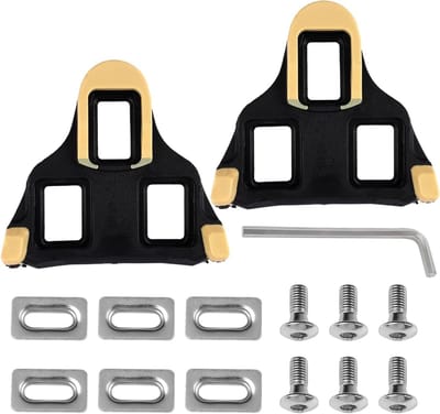 Pedalen Fiets Cleats voor Indoor Cycling en Racefiets - Set volledig compatibel met 3 bouten schoenen