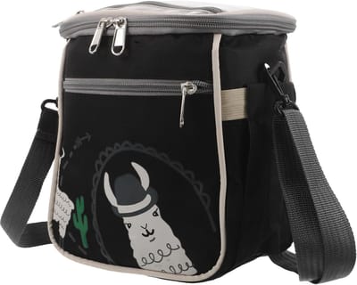 Kinderwagen Organizer - Baby tas - Dagelijkse Uitjes - Waterafstotend Materiaal - 21 x 19 x 12 cm - Zwart
