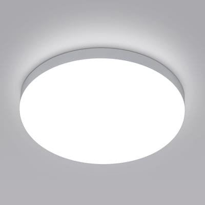 plafondlamp - 25cm - Medium - LED - ronde - 32W - 2958LM - IP54 - 6500K - koel wit - voor badkamer slaapkamer keuken woonkamer balkon