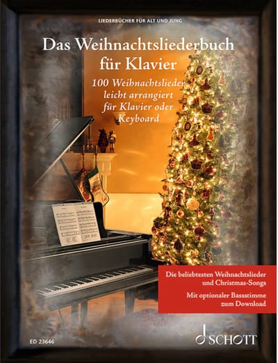 Schott Music Das Weihnachtsliederbuch für Klavier - Kerstmis boek voor toetsinstrumenten