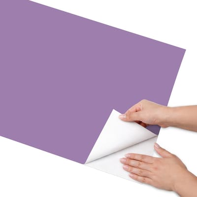 Coloray Meubel Wrap Folie - Paars Meubelfolie - 50x100 cm - Meubelfolie Zelfklevend Violet - Wrapfolie Keuken - Minimalist Meubelfolie - Decoratiefolie - Tafeldecoratie - Achtergronden en patronen