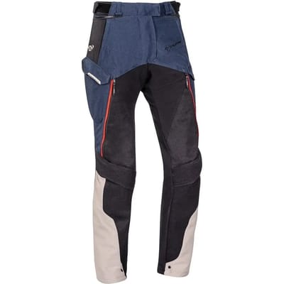 Ixon Eddas PT L Grege Marineblauw Zwart Dames Textiele Motorbroek - Broek