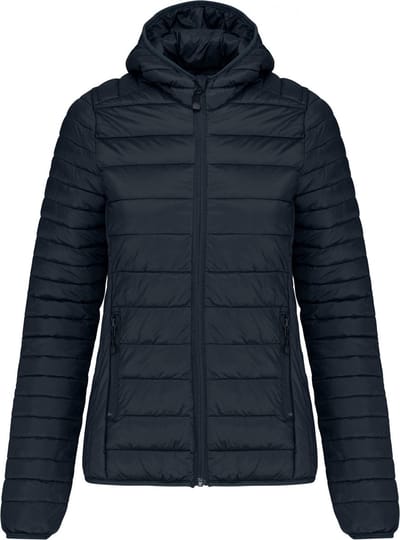 Kariban Ladies' lightweight hooded padded jacket K6111 - Navy - S
