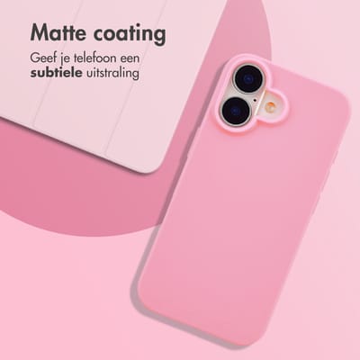 imoshion Color Backcover voor de Apple iPhone 16 - Bubblegum Pink