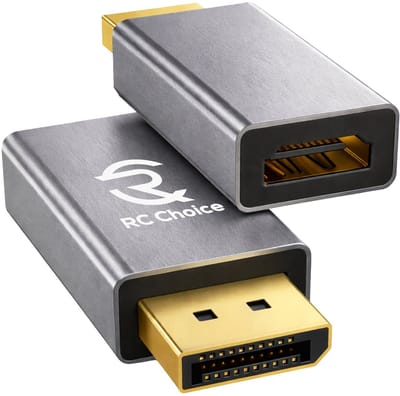 DisplayPort naar HDMI Adapter - 4K 60Hz - DP Male naar HDMI Female - Aluminium