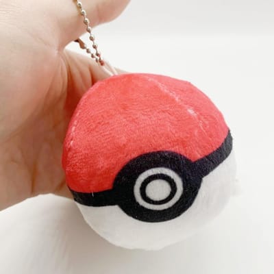 1 Stuk Pokemon Poke Bal Knuffel Pluche Speelgoed Sleutelhanger 8cm Pokeball Pluche Model Poppetje Sleutelhanger Hoge Kwaliteit Fidget