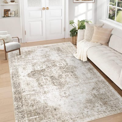 Italiaans Licht Luxe Woonkamer Tapijt Antislip Vlekbestendig Onderhoudsvriendelijk Crème Stijl Premium Bank Slaapkamer Vloermatten 80*120cm