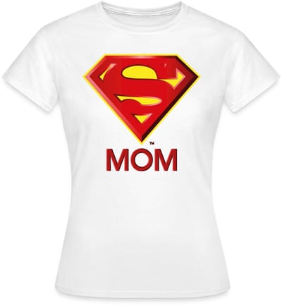 Superman Super Mom Moederdag T-Shirt Dames