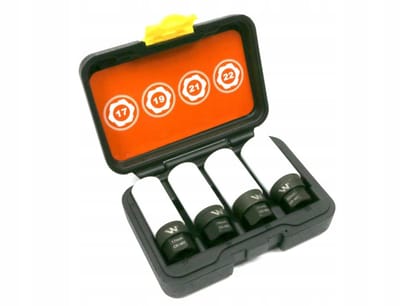 Waryński 1/2" slagdoppen set met klauwhamer voor noodontgrendeling