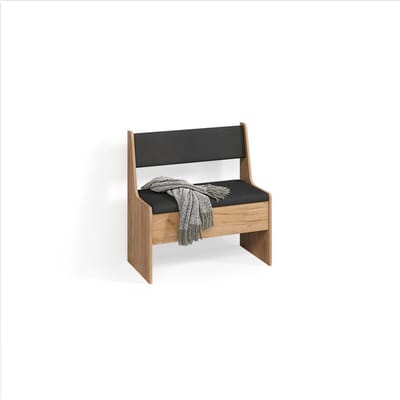 Eetkamerbank - Hoekbank - Compacte Zitruimte - Melaminehars-coating - 76x41x80 cm - Zandeiken