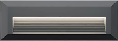 LED Tuinverlichting - Wandlamp Sfeerverlichting - Brinton Velora - Waterdicht IP65 - 3W 180lm - Aanpasbare Lichtkleur 3000K-4000K-6500K - Rechthoek - Antraciet