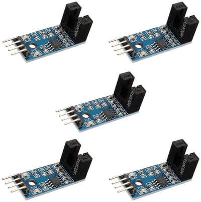 5 Pack IR Optocoupler Snelheidsensor Module LM393 voor Arduino - Elektronica, Sensoren en DIY Projecten