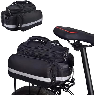 Fietstas - Waterdicht - Uitbreidbaar van 10L tot 27L - Reflecterende Strepen - Voor Fietsers en Reizigers