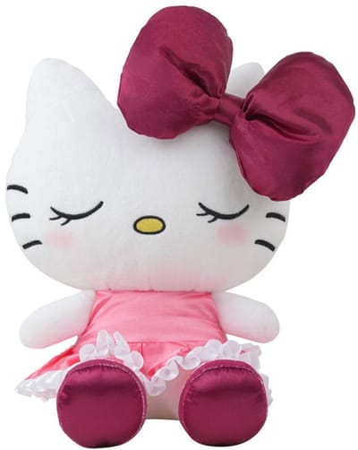 Sanrio Plush Figure Hello Kitty Red Velvet Dress M 17 cm