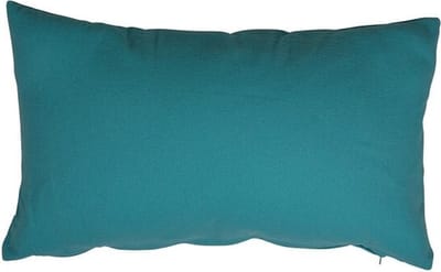 Flannel Turquoise Kussen | 30 X 50 | Sierkussen Voor Woonkamer Of Slaapkamer