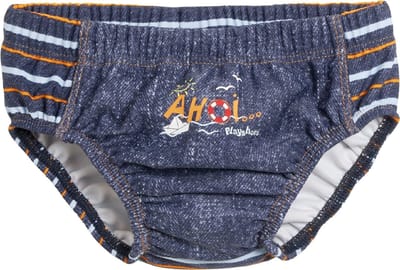 Playshoes UV wasbare Zwemluier Kinderen Jeans - Blauw - Maat 62/68