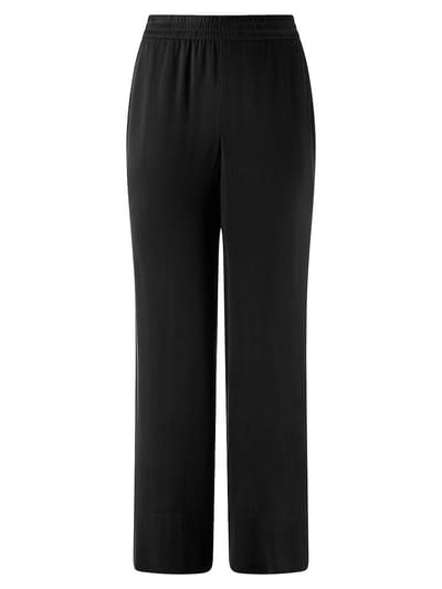 Enkellange Modern Fit-broek Van Peter Hahn zwart