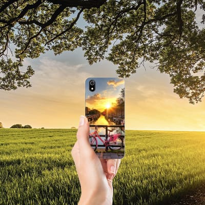 Xiaomi Redmi 7A Siliconen Back Cover Amsterdamse Grachten