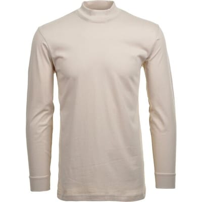 Ragman Long Sleeve Turtle T-Shirt Single Jersey Quality Zand / male