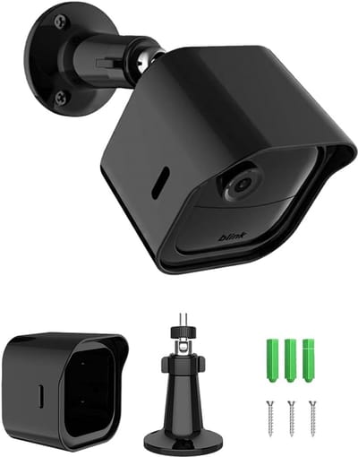 Camera Wandhouder - Bevestigingsbeugel - Beveiliging Buiten - 360 Graden Verstelbaar - 9x9x9 cm - Zwart