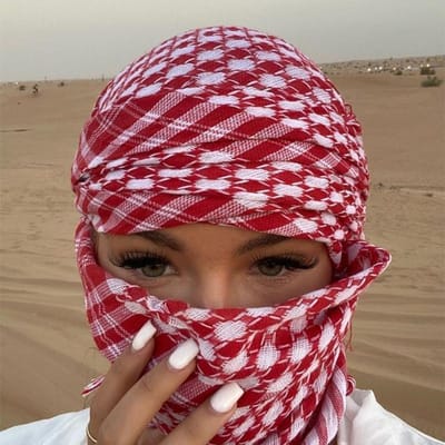 Heren Militaire Tactische Sjaal, Licht Vierkant Sjaaltje, Heren Tactische Woestijn Arabische Shemagh Kefflyeh Arabisch brown