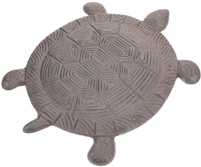 Decoratieve Stapsteen - Tuinpad Steen Siersteen - Tuin Decoreren - IJzeren Schildpad Design - 34x26cm - Diverse Kleuren