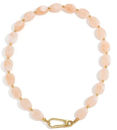 Ketting met kralen en frontsluiting design