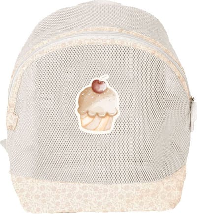 Mrs Ertha Beach Net rugzak 38x33x24cm - Bouquet Silhouette - strandrugzak