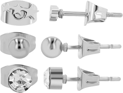 AKZENT Akzent dames oorbel Oorknopjes oorbellen Edelstahl zilver dames waterbestendig