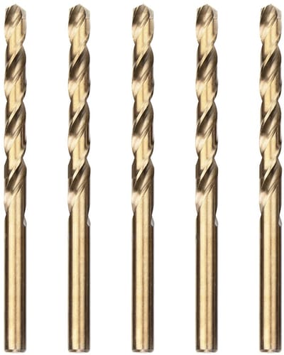 Dailygoods - Spiraalboren - 5 stuks 6,5 mm - Geschikt voor metaal en hout - HSS-Co boorbits - Hoogwaardige kwaliteit - Ideaal voor klussen