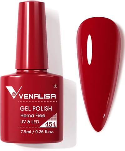 Venalisa UV Gellak Rood - 7.5 ml - Rode Gellak - Gellac Rood - Gellak Red - Gellak Kleuren - Venalisa Gellak - Gellak Nagellak