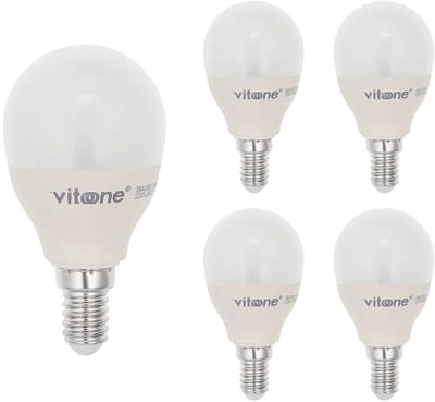 VITO LED Kogellamp G45 E14 - 6.5W (vervangt 50W) - 507lm - 2700K - 220-240V - Ø45mm - Energiezuinig - 5 stuks