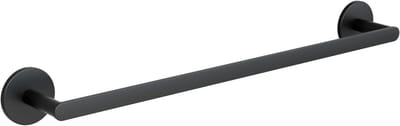 CECIPA max 24‘’ Handdoekrek Zwart- Roestvrijstalen Badkamer - Handdoekrek voor Wandmontage Badhanddoekrek - Zelfklevend / Zonder Boren