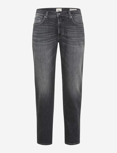 Brax Heren Jeans  Style CLINT GREY STEEL USED, denim mediumgrijs, maat 33/32