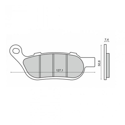 Plaquette de frein Sinter pour Deux Roues GZM / AR / 4229808 Neuf
