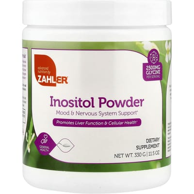 Zahler, Inositol + Glycine, 330 g (11,5 oz)