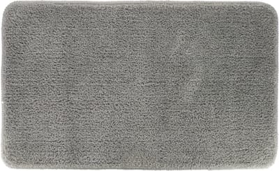 Tendance Badmat Aquarius - microfiber - hoogpolig - lichtgrijs - 45 x 75 cm - badkamer - antislip