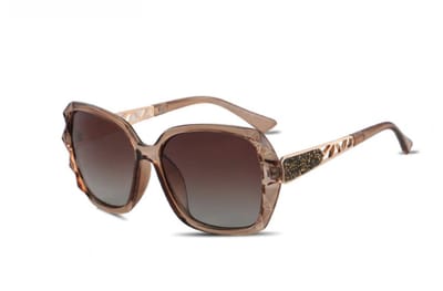 Kingseven Butterfly Zonnebril - UV400 - Gepolariseerd - Bruin - Brownstar - Z6000