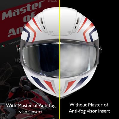 Universele Anti-Condens Folie voor Motorhelm Vizier - Condensbestendig en Helder Zicht