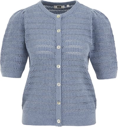 WE Fashion Dames vest met open structuur