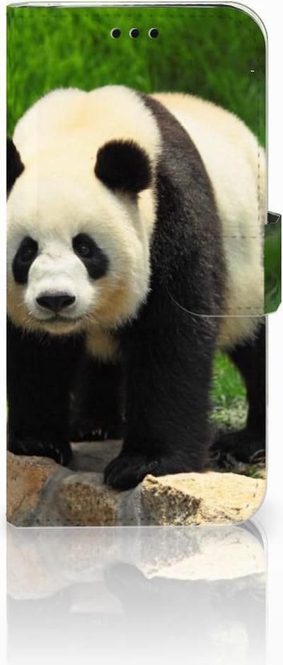 Samsung Galaxy J5 2017 Telefoonhoesje met Pasjes Panda